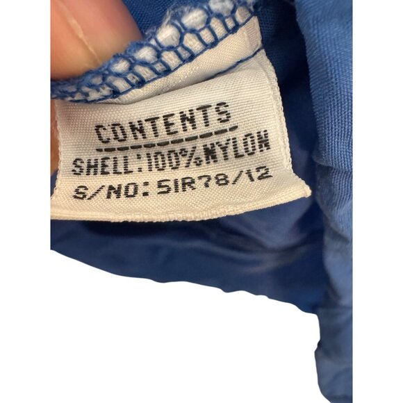 Vintage Sports Club Perth Pullover Windbreaker Jacket Mens XL Blue Black Nylon R - Picture 4 of 8